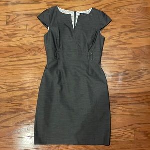 8P Tahari dress; gray